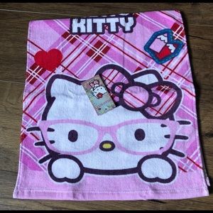 HELLO KITTY-NWT Long Hand Towel